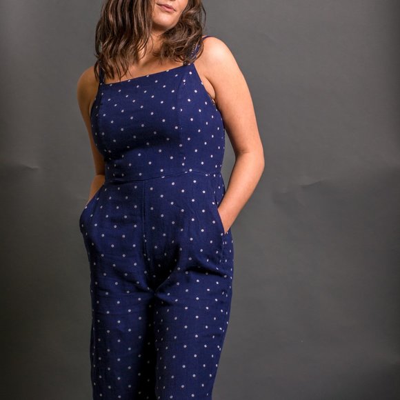 Navy Polka Dot Jumper by Old Navy - Picture 3 of 8